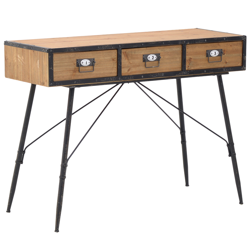 Консоль Kane Console Черный Древесина в Воронеже | Loft Concept 