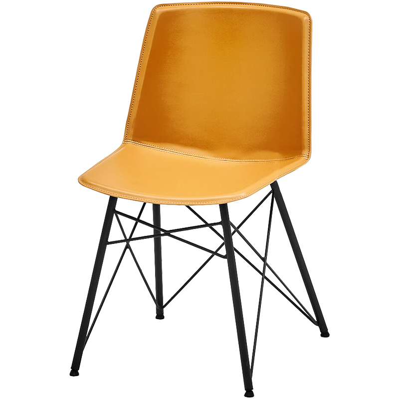 Стул Blaan Stool yellow Черный Желтый в Воронеже | Loft Concept 