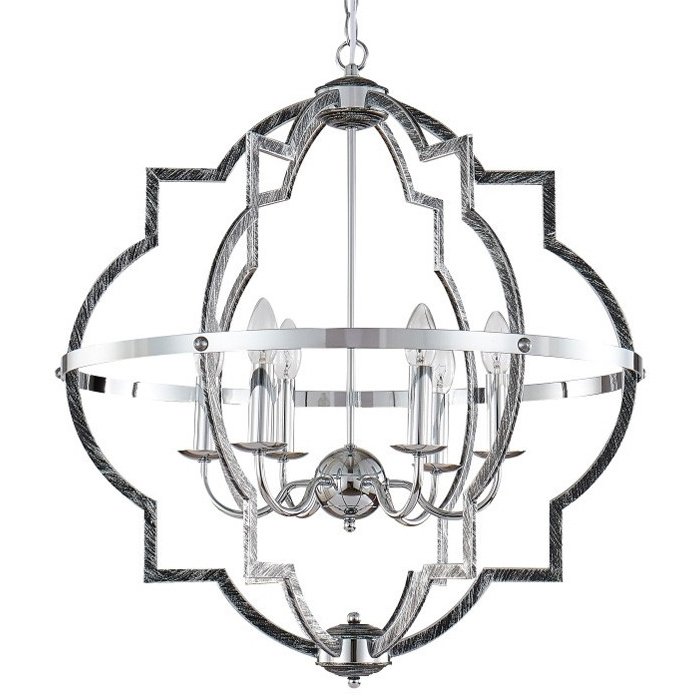 Люстра Arc Corners Chandelier Хром Серебро винтаж Люстра Arc Corners Chandelier Хром Серебро винтаж в Воронеже | Loft Concept