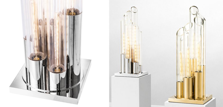 Настольная лампа Eichholtz Table Lamp Paradiso Nickel - Loft-Concept в Воронеже