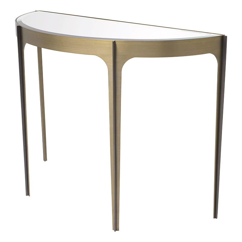 Консоль Eichholtz Console Table Artemisa Brass Латунь Зеркало в Воронеже | Loft Concept 