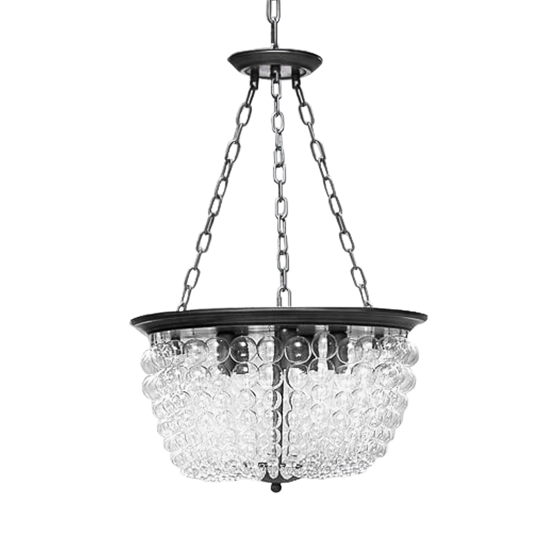 Люстра Bubble Blower Chandeliers Графит Прозрачный Люстра Bubble Blower Chandeliers Графит Прозрачный в Воронеже | Loft Concept