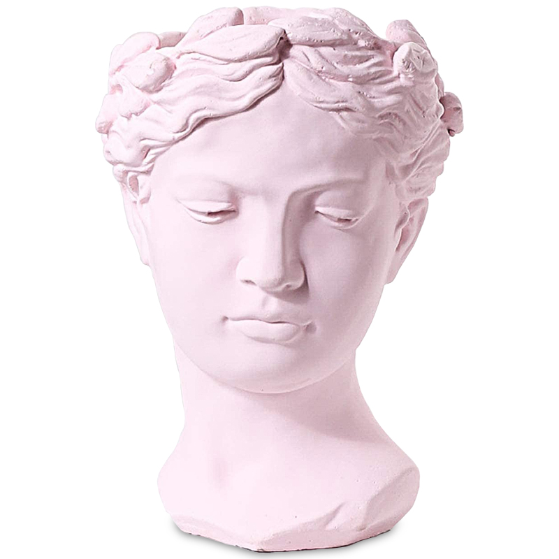 Ваза Female Bust Pink Розовый пастельный в Воронеже | Loft Concept 