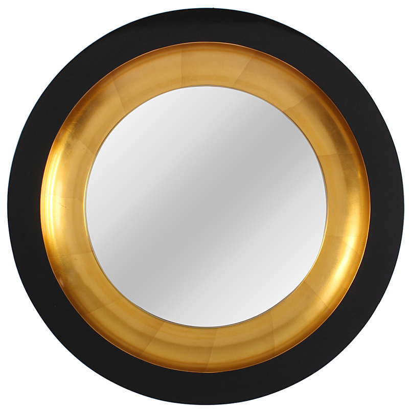 Зеркало Black and Gold Circle Mirror  в Воронеже | Loft Concept 