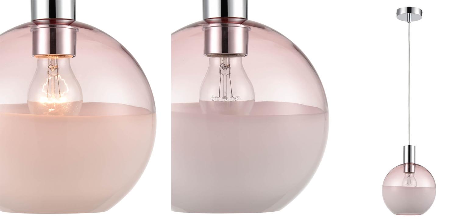 Подвесной светильник Rachel pink - фото