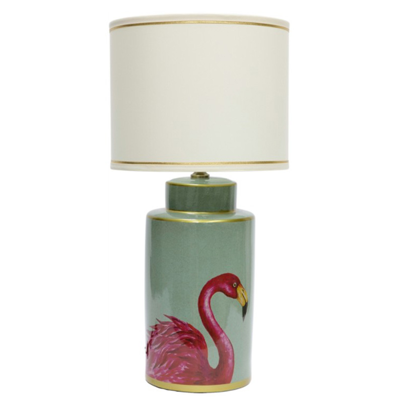 Настольная лампа Flamingo Table lamp Розовый Бирюзовый Белый Золотой в Воронеже | Loft Concept 