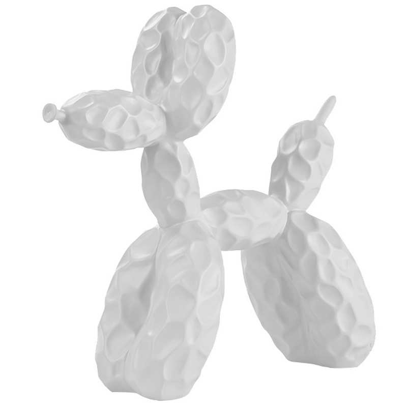 Статуэтка Jeff Koons Balloon Dog Crumpled White Белый в Воронеже | Loft Concept 