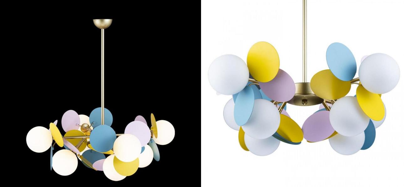 Люстра MATISSE Chandelier multicolor 8 ламп - фото №1