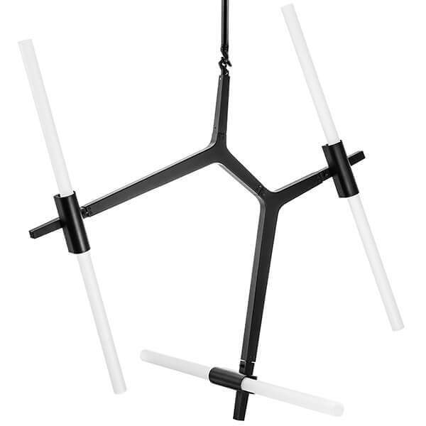 Люстра Агнес Chandelier Black 6 Белый Черный Люстра Агнес Chandelier Black 6 Белый Черный в Воронеже | Loft Concept