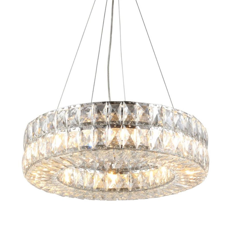 Люстра Crystal Regena Silver Chandelier Прозрачный Хром в Воронеже | Loft Concept 