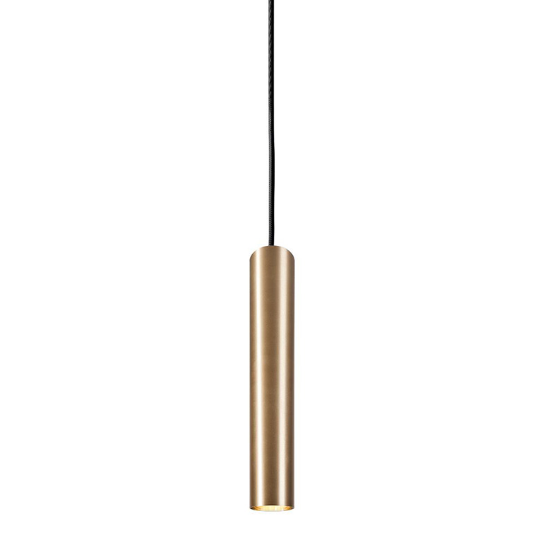 Подвесной светильник Luis Trumpet Tube Brass Lamp 40 Латунь в Воронеже | Loft Concept 