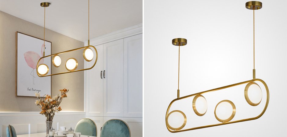 Люстра HOOP LED LONG Люстра HOOP LED LONG - Loft-Concept в Воронеже