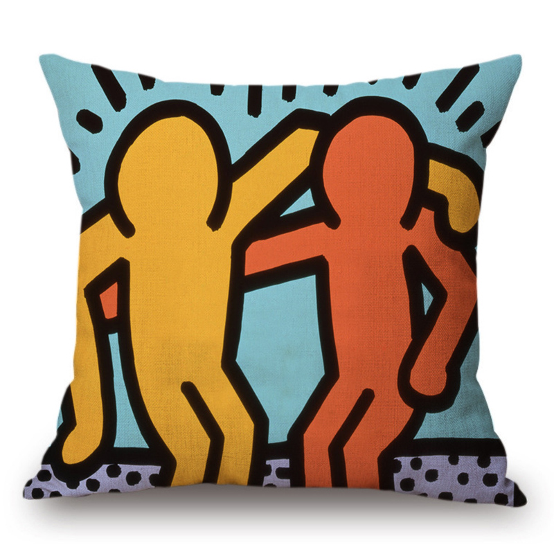 Подушка Keith Haring 6 Мульти в Воронеже | Loft Concept 