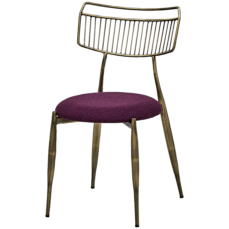 Стул Sim Stool Лиловый Бронза в Воронеже | Loft Concept 