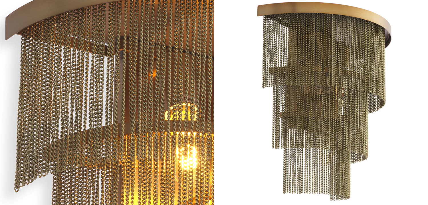 Бра Eichholtz Wall Lamp Tissot Brass - фото