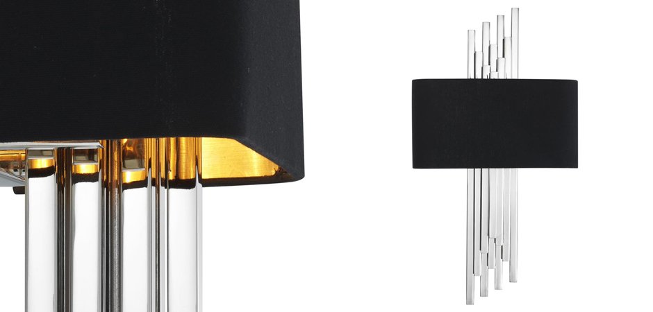 Бра Eichholtz Wall Lamp Caruso Nickel Бра Eichholtz Wall Lamp Caruso Nickel - Loft-Concept в Воронеже