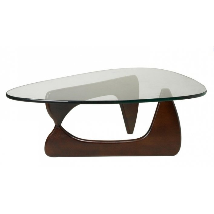 Столик Isamu Noguchi Coffee Table Черный Коричневый Белый дуб в Воронеже | Loft Concept 