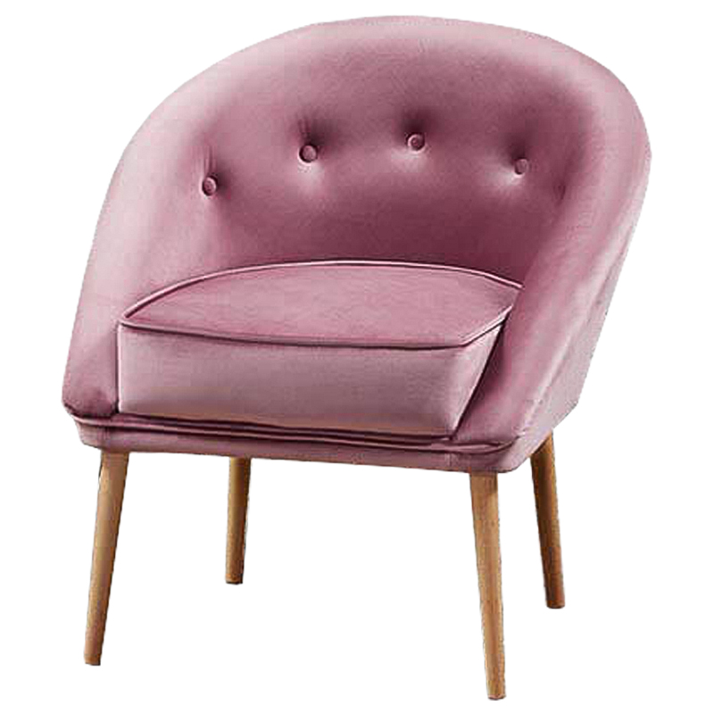 Кресло Gwyn Chair pink Розовый Древесина в Воронеже | Loft Concept 