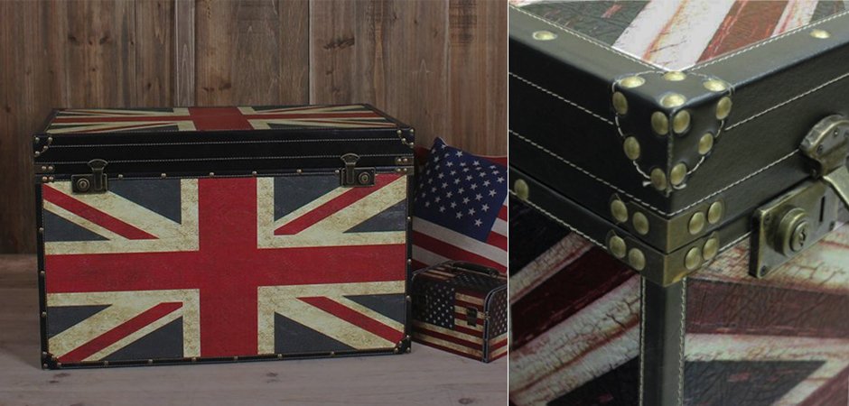 Сундук Union Jack Сундук Union Jack - Loft-Concept в Воронеже