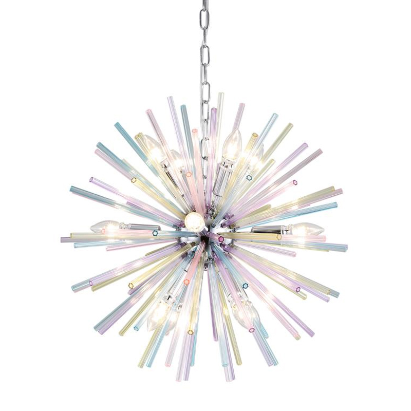 Люстра Colored Astra Chandelier 60 Хром в Воронеже | Loft Concept 