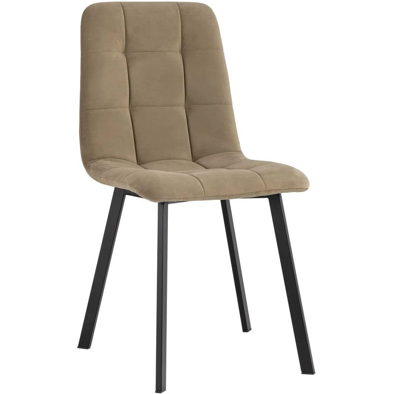 Стул NANCY S Chair Коричневый Велюр Коричневый Черный Стул NANCY S Chair Коричневый Велюр Коричневый Черный в Воронеже | Loft Concept