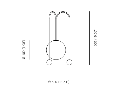 Настольная лампа Michael Anastassiades Fontana Amorosa Bell в Воронеже