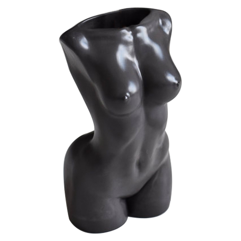 Ваза Vase Female Torso black Черный в Воронеже | Loft Concept 