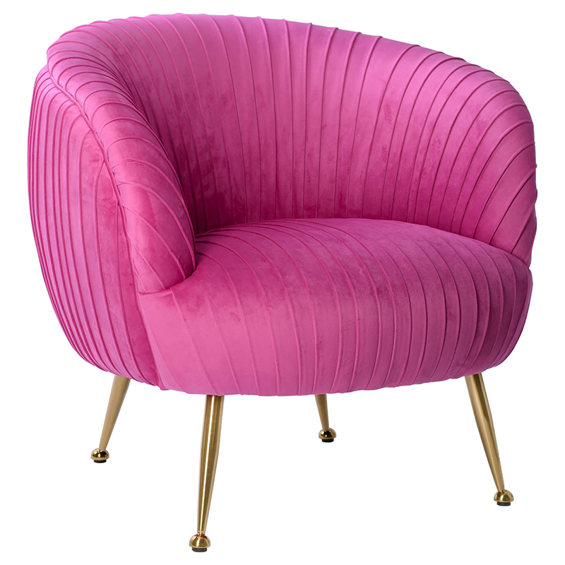 Кресло SOUFFLE CHAIR pink velor Розовый в Воронеже | Loft Concept 