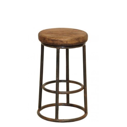 Барный стул Industrial Rust London Counter Stool Коричневый в Воронеже | Loft Concept 