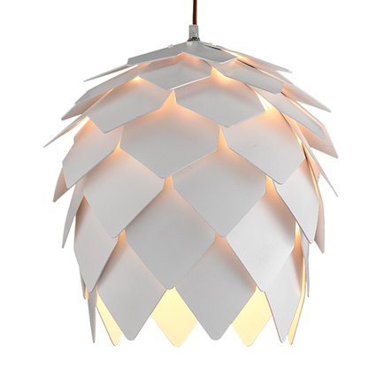 Подвесной светильник Crimea Pine Cone White Белый Подвесной светильник Crimea Pine Cone White Белый в Воронеже | Loft Concept