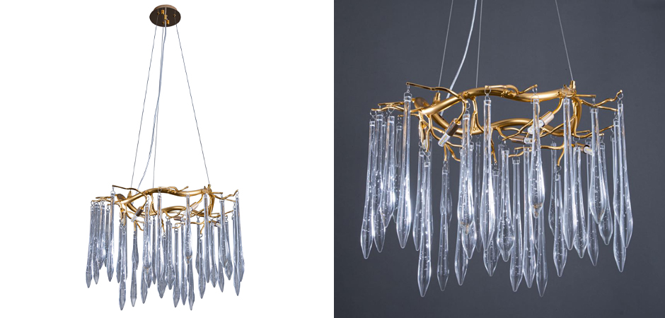 Хрустальная Люстра Whisper Rain Gold Хрустальная Люстра Whisper Rain Gold - Loft-Concept в Воронеже
