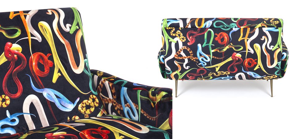 Диван Seletti Sofa Two Seater Snakes Диван Seletti Sofa Two Seater Snakes - Loft-Concept в Воронеже