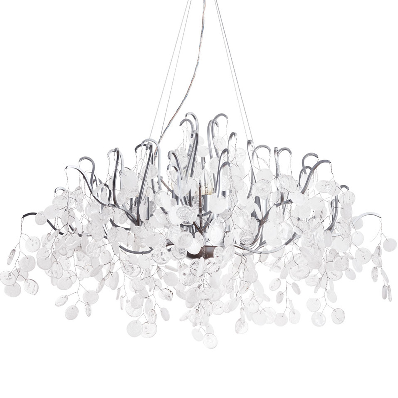 Люстра FAIRYTREE Chandelier Silver 100 Серебряный Прозрачное Стекло в Воронеже | Loft Concept 