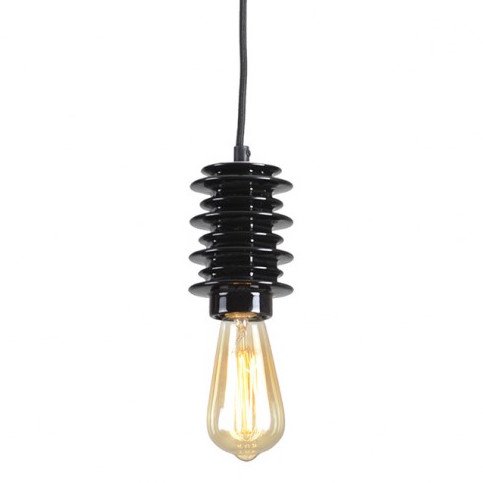 Подвесной светильник Insulator Pendant Black Черный в Воронеже | Loft Concept 