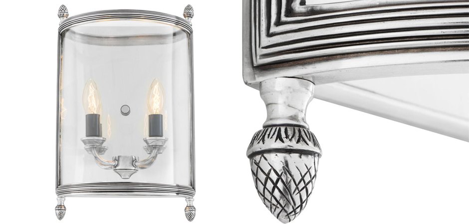 Бра Wall Lamp Lennon M Silver - Loft-Concept в Воронеже