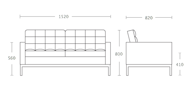 Диван Florence Knoll Settee в Воронеже