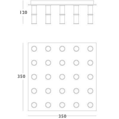 Потолочный светильник Meurice Flush Mount Ceiling Light в Воронеже