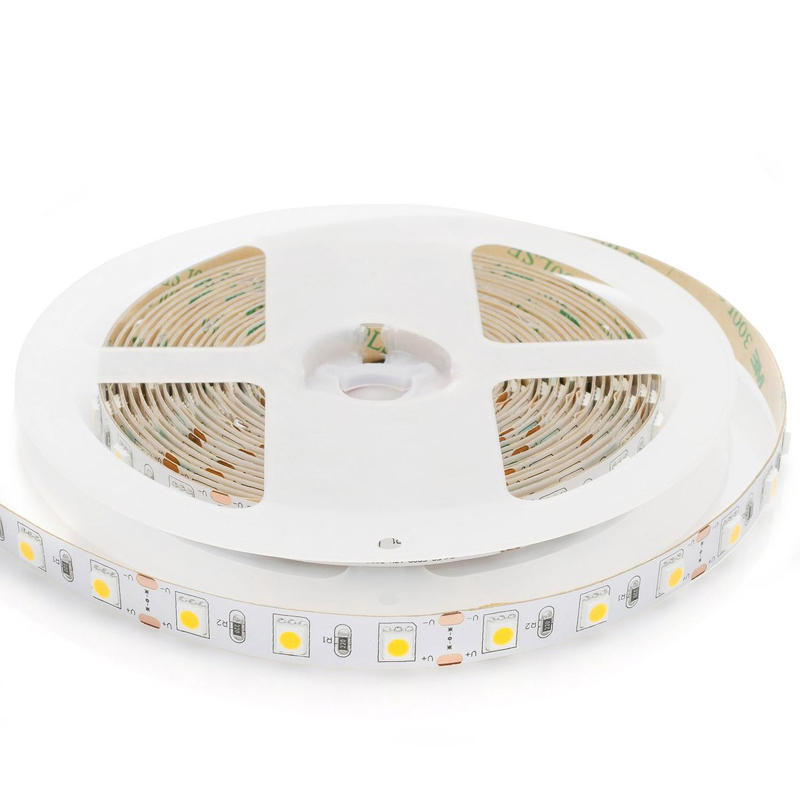 Светодиодная лента 14,4W/m 60LED/m 5050SMD теплый белый Белый в Воронеже | Loft Concept 