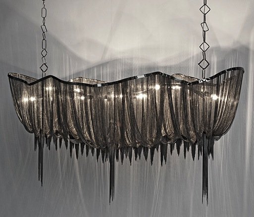 Люстра Atlantis Aluminium Chain Chandelier Люстра Atlantis Aluminium Chain Chandelier в Воронеже | Loft Concept