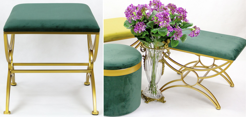 Пуф Art Deco Shapes Emerald Пуф Art Deco Shapes Emerald - Loft-Concept в Воронеже