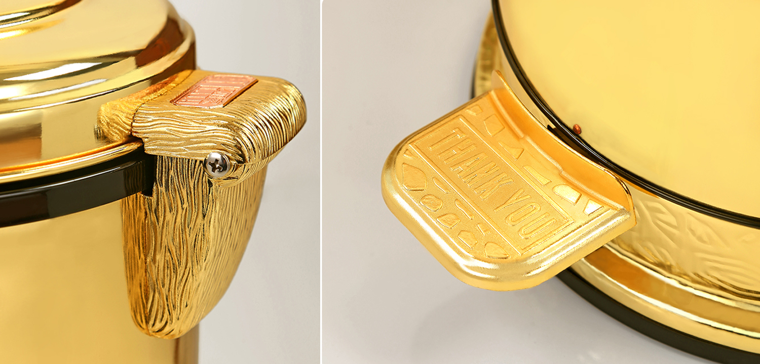 Мусорная корзина Gold Teege - фото