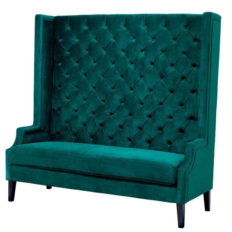 Диван Eichholtz Sofa Spectator Изумрудный Черный Диван Eichholtz Sofa Spectator Изумрудный Черный в Воронеже | Loft Concept