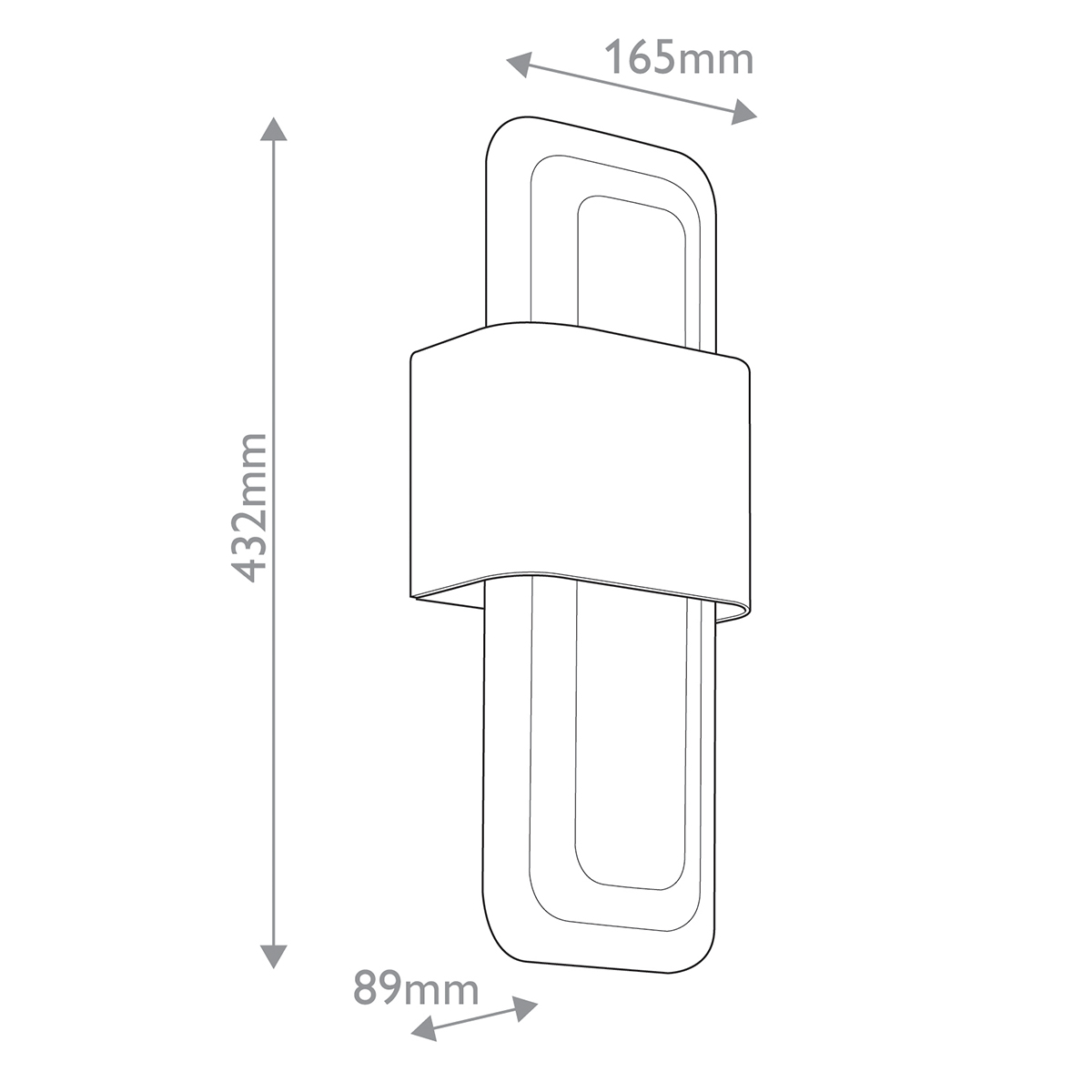 Бра с прямоугольным стеклянным плафоном Kichler в Воронеже