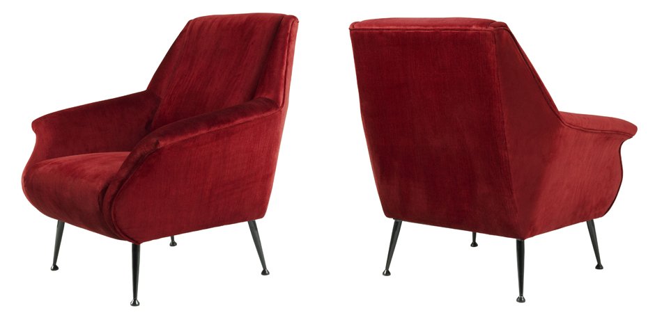 Кресло Eichholtz Chair Trezzo Red Кресло Eichholtz Chair Trezzo Red - Loft-Concept в Воронеже