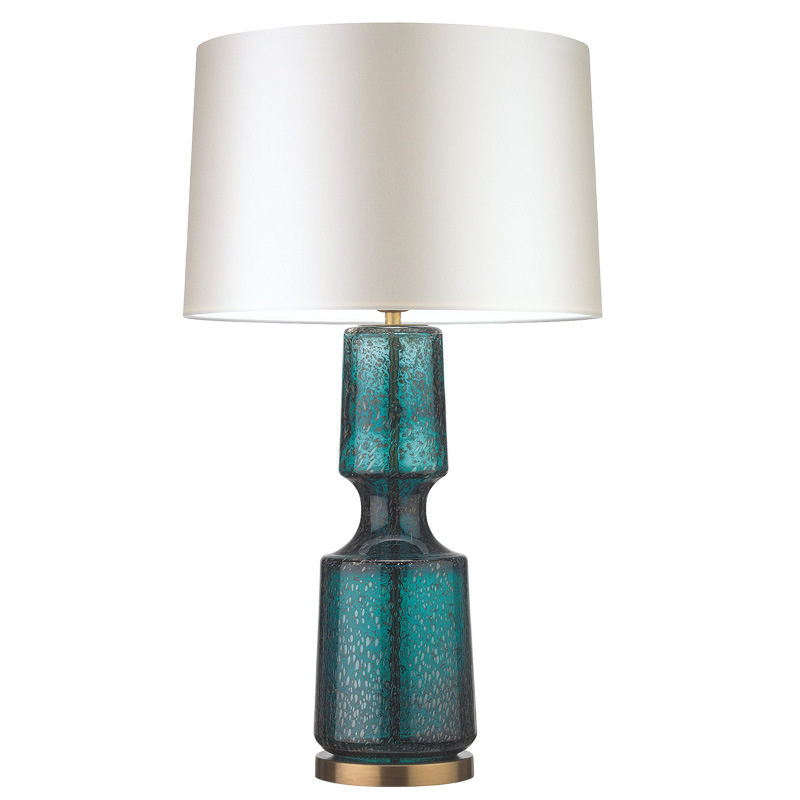 Настольная лампа Antero Teal Table Lamp Бирюзовый Молочный в Воронеже | Loft Concept 