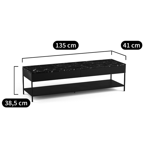 ТВ-тумба с мраморной столешницей Vayo Marble TV Stand в Воронеже