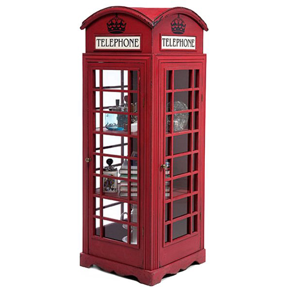 Витрина "Телефонная будка" London telephone box Красный (Red) в Воронеже | Loft Concept 