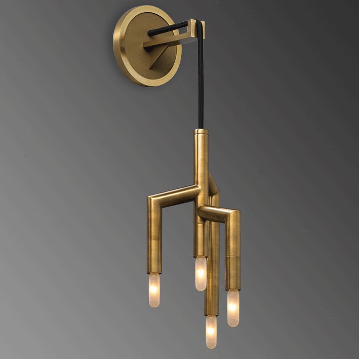 Бра Jonathan Browning - RAMEAU Wall Lamp Латунь в Воронеже | Loft Concept 