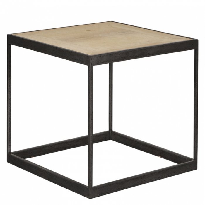 Приставной столик Industrial Oak Side Table  в Воронеже | Loft Concept 