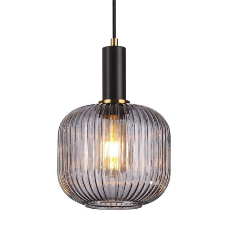 Подвесной светильник Ferm Living chinese lantern Gray Серый (Gray) Черный в Воронеже | Loft Concept 